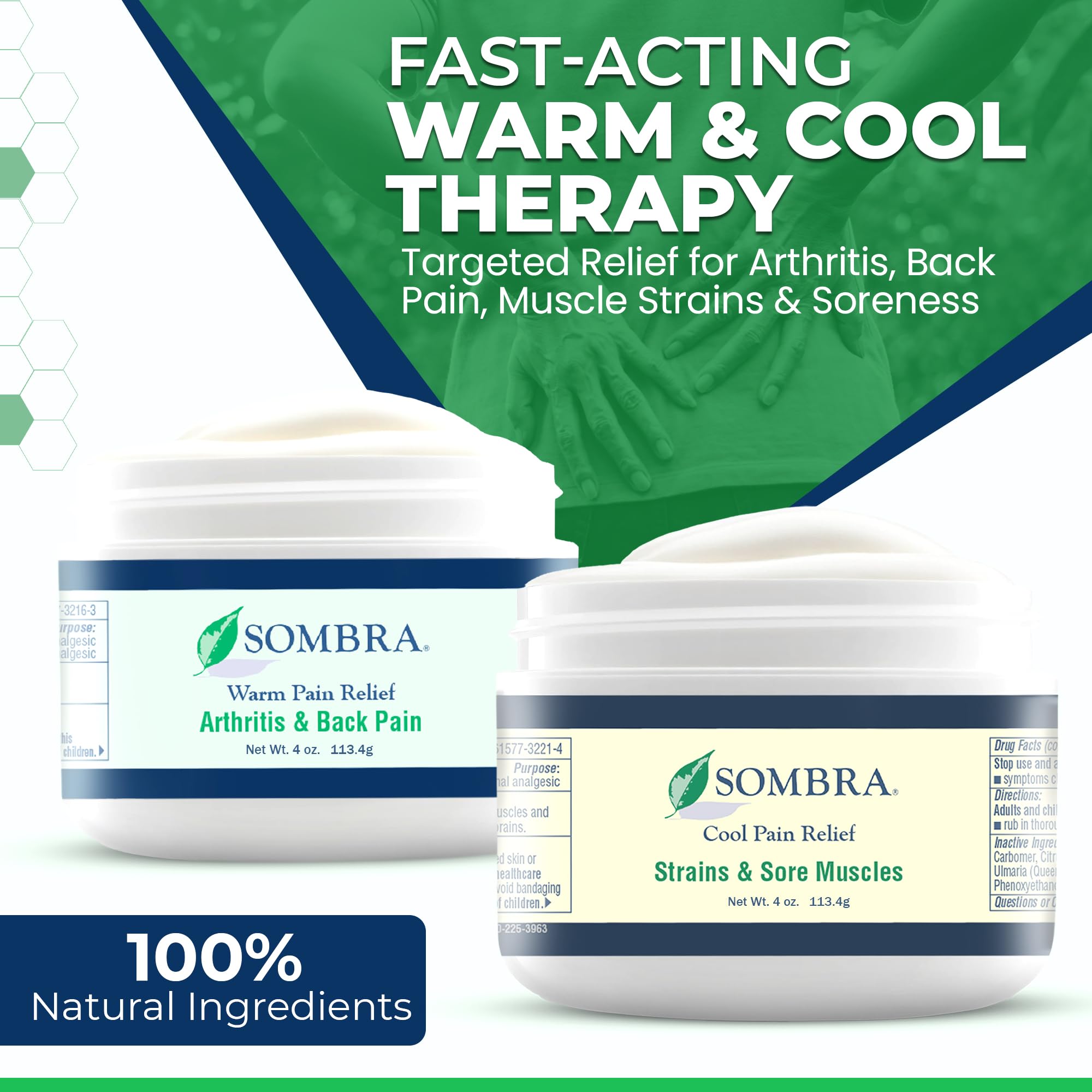 Sombra Cool Therapy Gel roll-on delivers refreshing cooling for sore muscles.