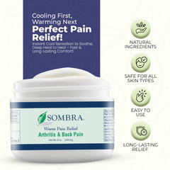Sombra Warm Pain Relief Gel proudly made in the USA.