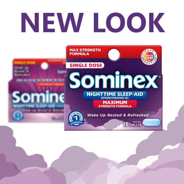 Sominex six-pack pack of six for extended nighttime use.