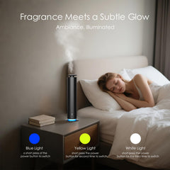 Somniare Waterless Diffuser app control shows easy remote setup for personalized aroma
