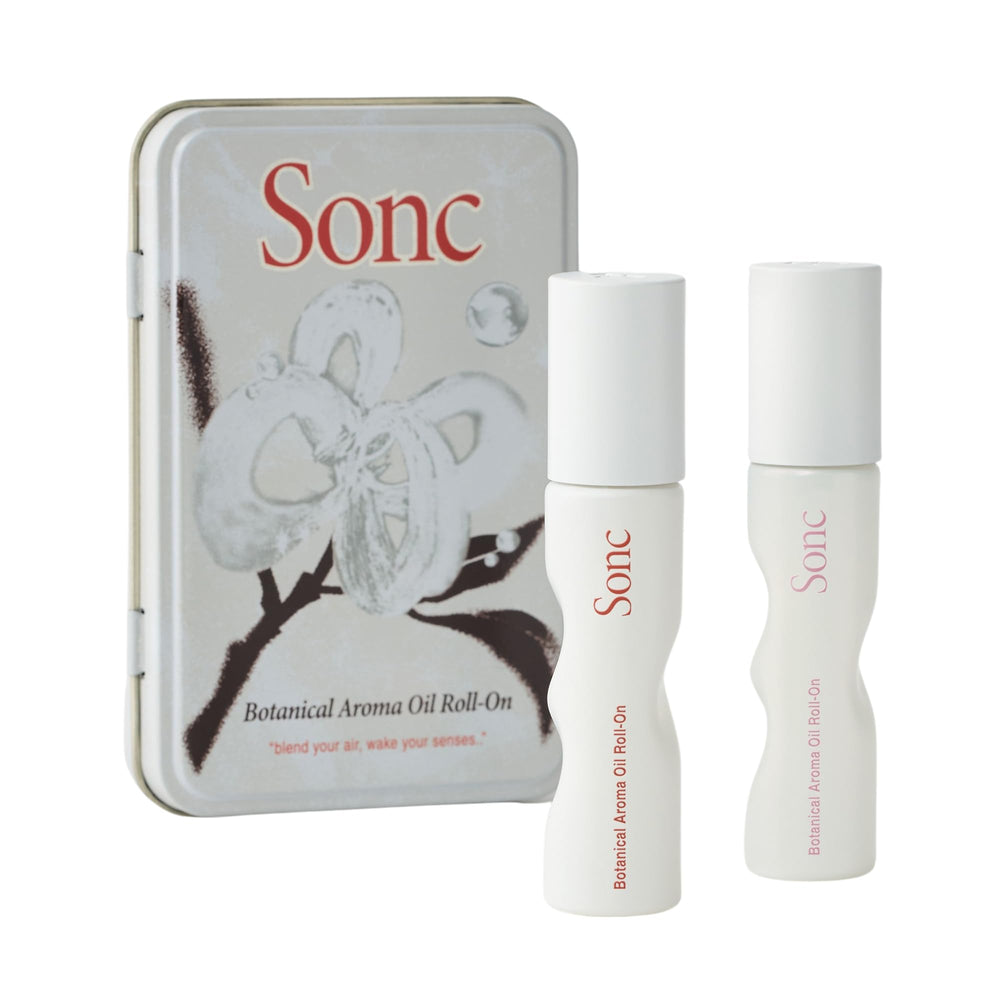 Sonc oohlala bergamot citrus roll-on close-up for a refreshing mood boost.