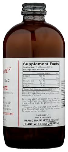 Adult preparing Sonne's Calphonite for convenient supplementation.