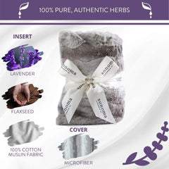 Lavender-filled insert for Sonoma Lavender heat wrap adds fragrance and moist heat