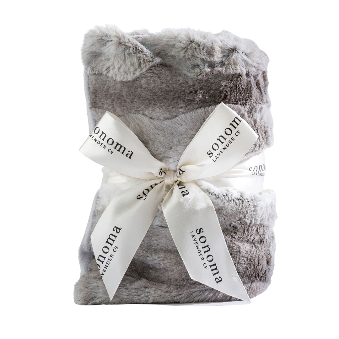 Sonoma Lavender spa heat wrap around neck and shoulders with calming lavender aroma