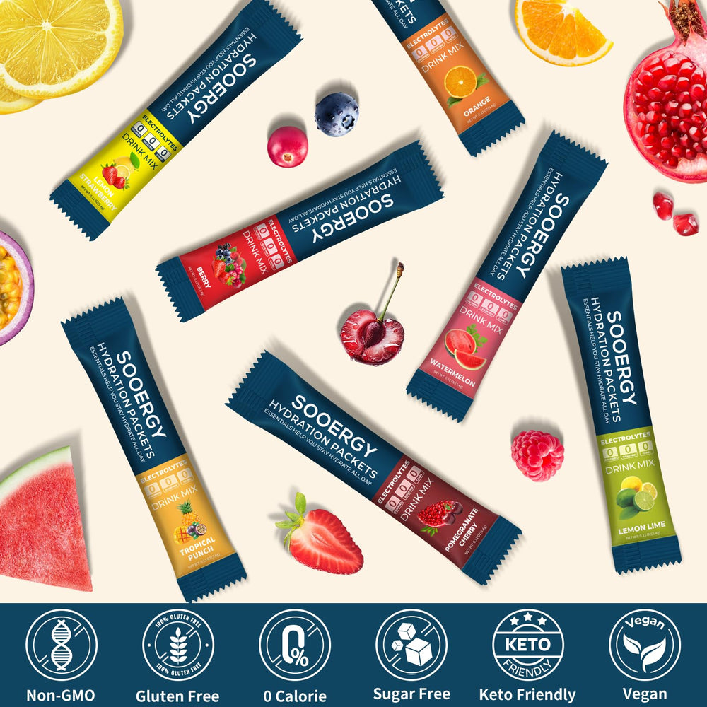 Sooergy Electrolytes Orange stick ideal for daytime activity