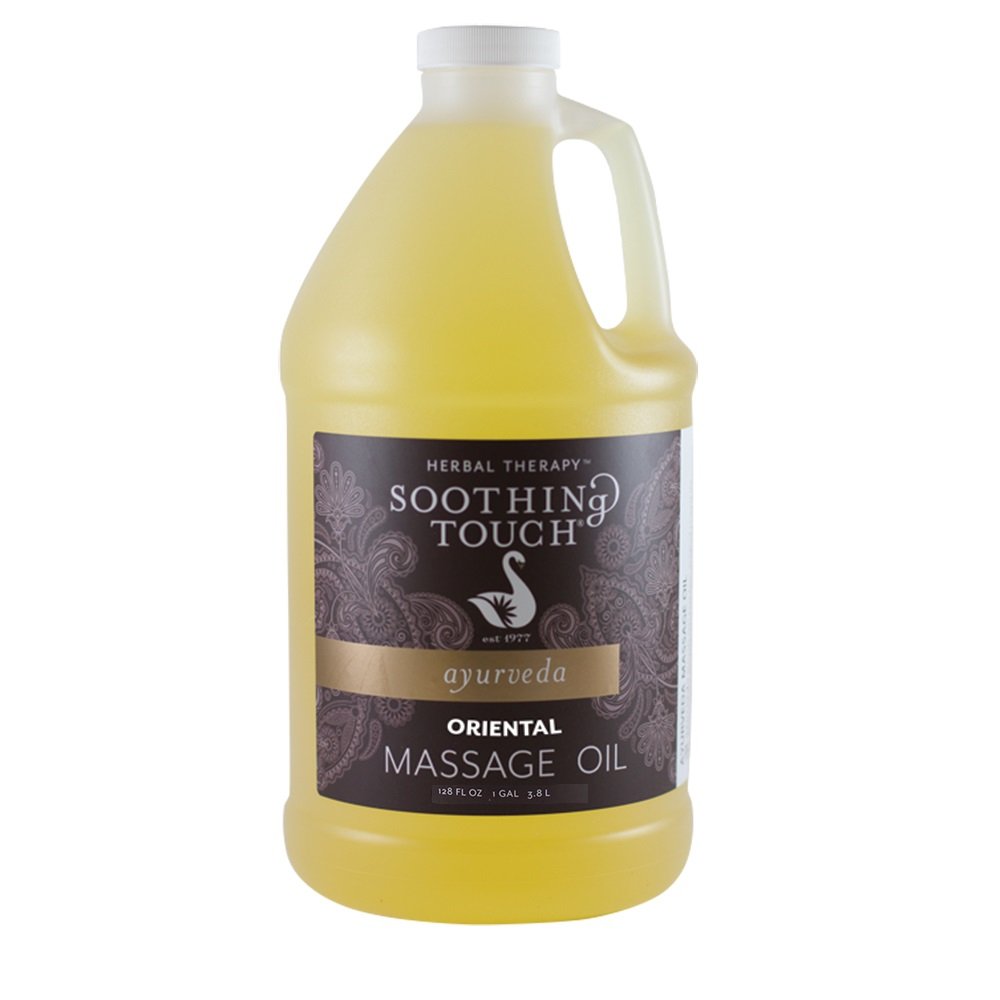 Soothing Touch Oriental Style Massage Oil gallon bottle for smooth massage and skin hydration