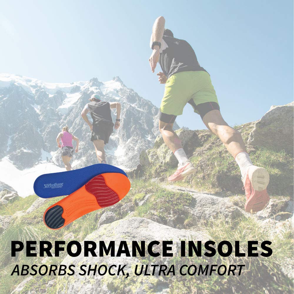 Sorbothane Ultra Sole Insole Cambrelle top layer close-up emphasizing odor prevention.