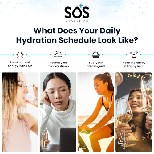 SOS Hydration watermelon glass after mixing shows a crisp, refreshing drink.