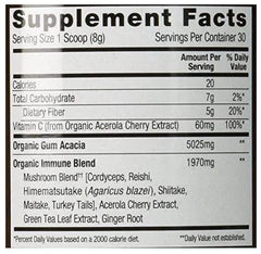 SOTRU Organic Mushroom Blend with ginger and green tea highlights quality ingredients.
