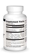 Source Naturals Amino Day ingredients panel highlights low-calorie formula