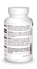 Source Naturals Amino Day tablets close-up showing crystalline amino acids