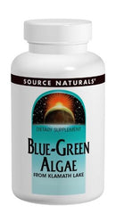 Source Naturals Blue-Green Algae sourced from Klamath Lake harvest area.