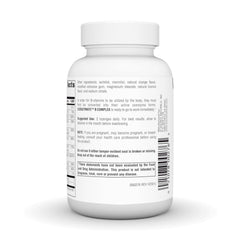 Source Naturals Coenzymate B Complex ingredients list including natural orange flavor