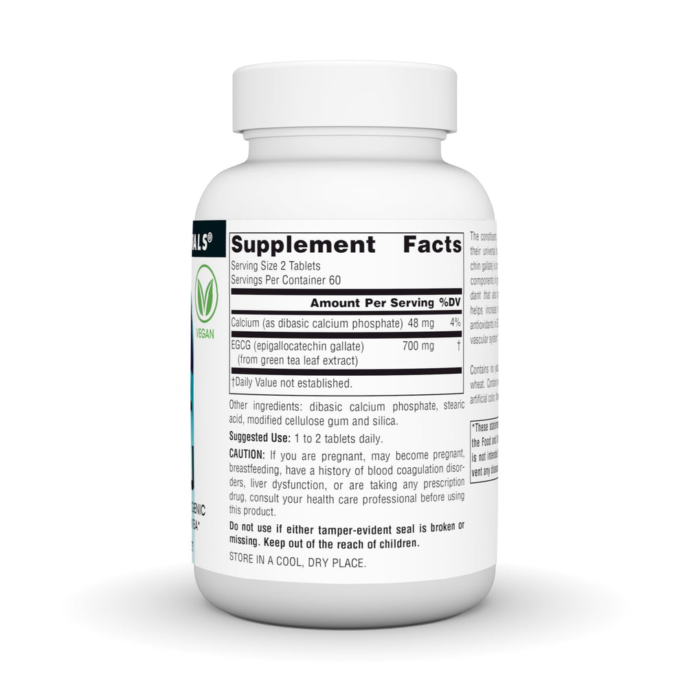 Source Naturals EGCG bottle label front highlights 350 mg.