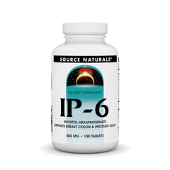 Source Naturals IP-6 tablet bottle front view, vegetarian-friendly supplement.