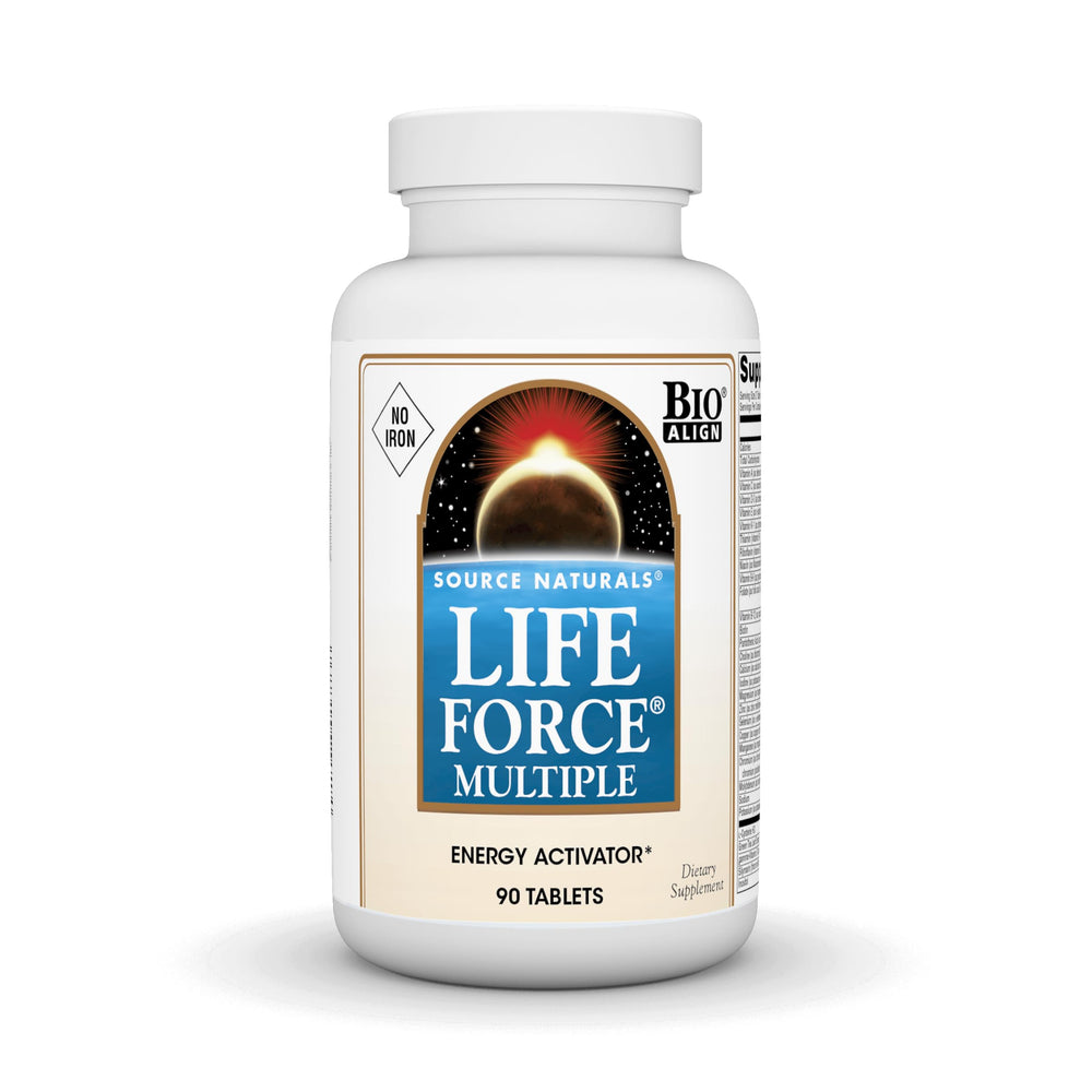 Source Naturals Life Force Multiple bottle supports daily energy and balance.