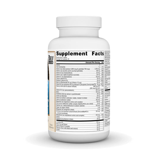 Source Naturals Life Force Multiple label close-up highlights complete daily formula.