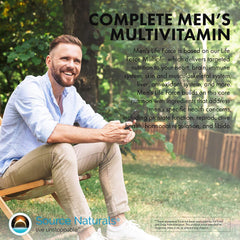 Source Naturals Life Force nutrient illustration highlighting essential vitamins.