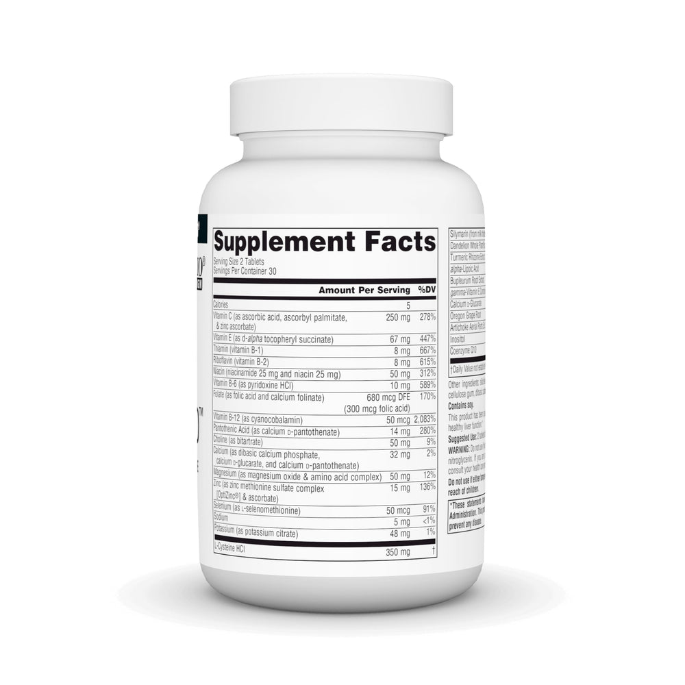 Close-up of Liver Guard bottle showing label and cap for everyday supplement use.