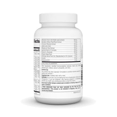 Liver Guard label detail highlighting silymarin, CoQ10, and NAC for antioxidant support.