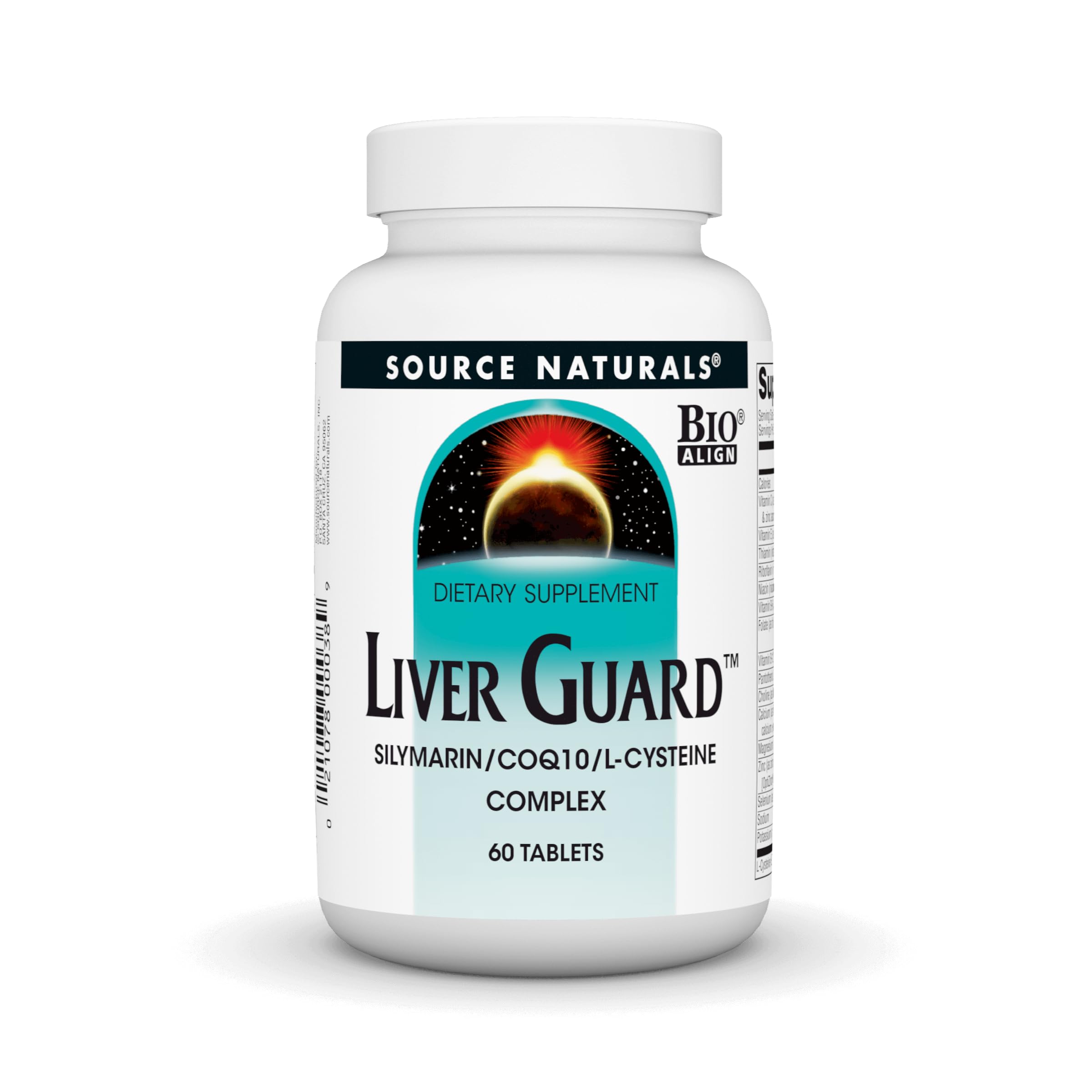 Source Naturals Liver Guard tablets in a bottle support liver function daily.