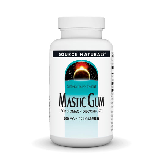 Source Naturals Mastic Gum capsules bottle for easy daily use