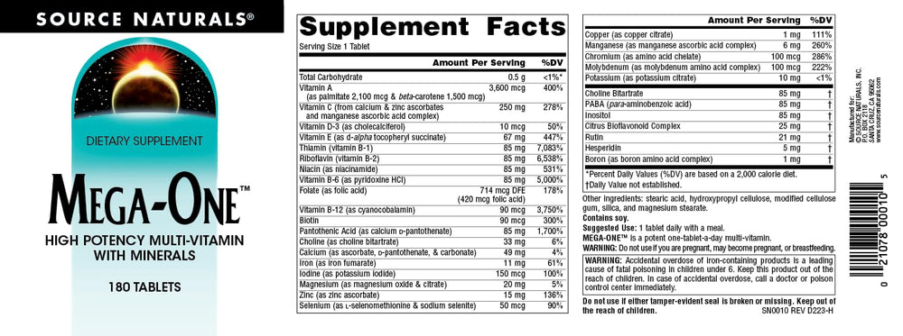 Packaging highlights over 40 years of trusted daily nutrition.
