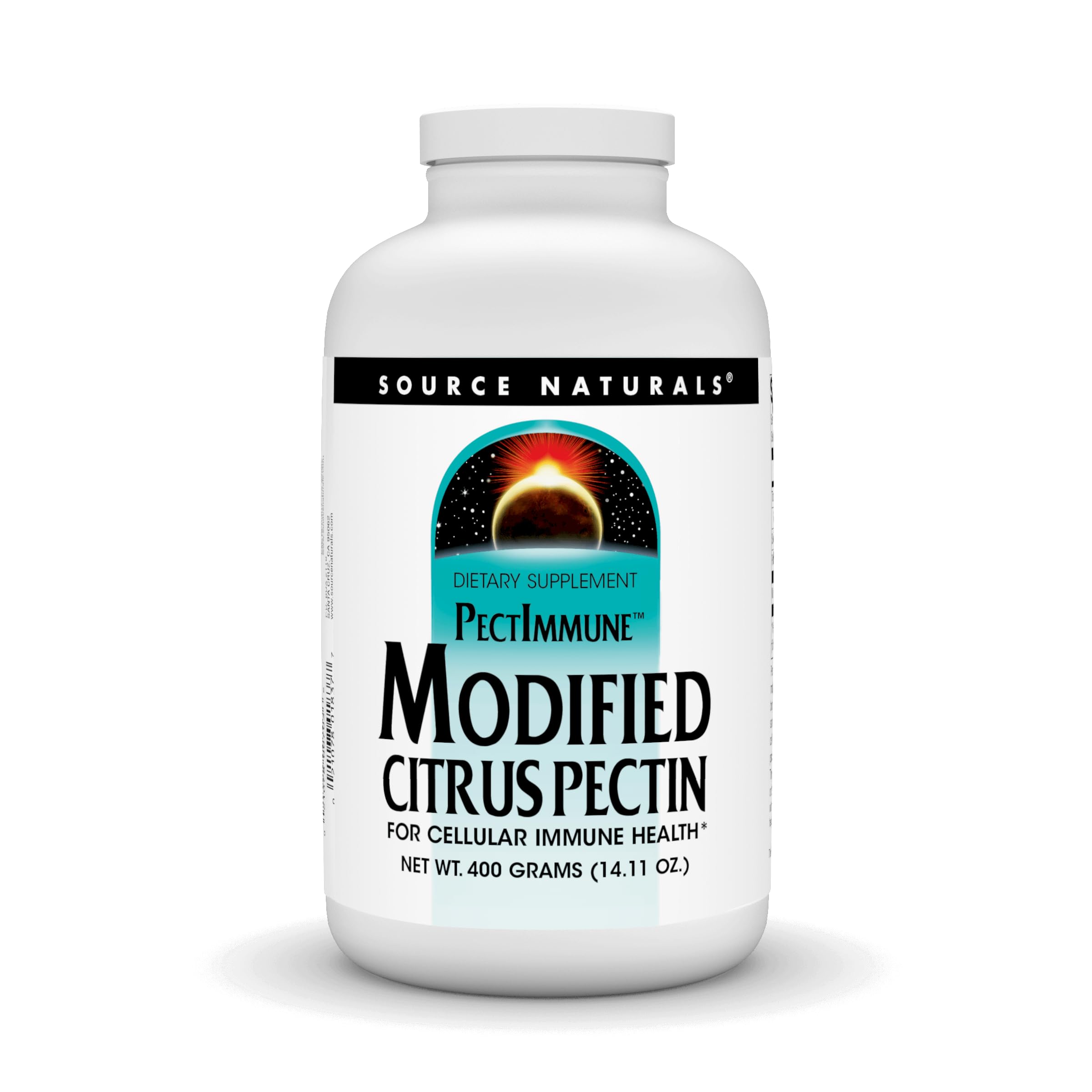 Source Naturals Pectimmune bottle — easy to pour for daily use.