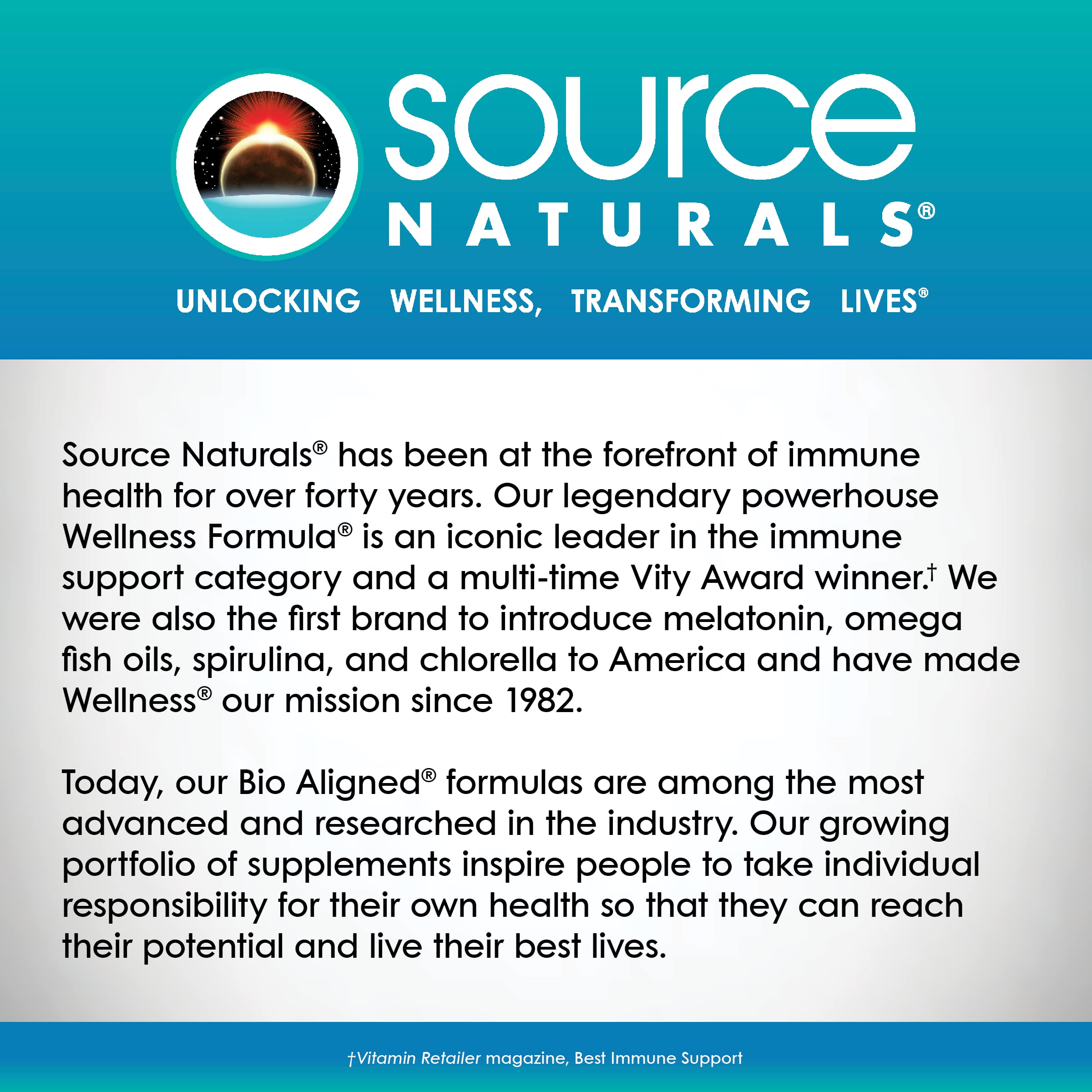 Source Naturals Pycnogenol USA-made badge on box for quality