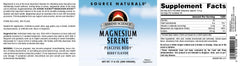 Source Naturals Serene Science Magnesium Serene measuring scoop with powder.
