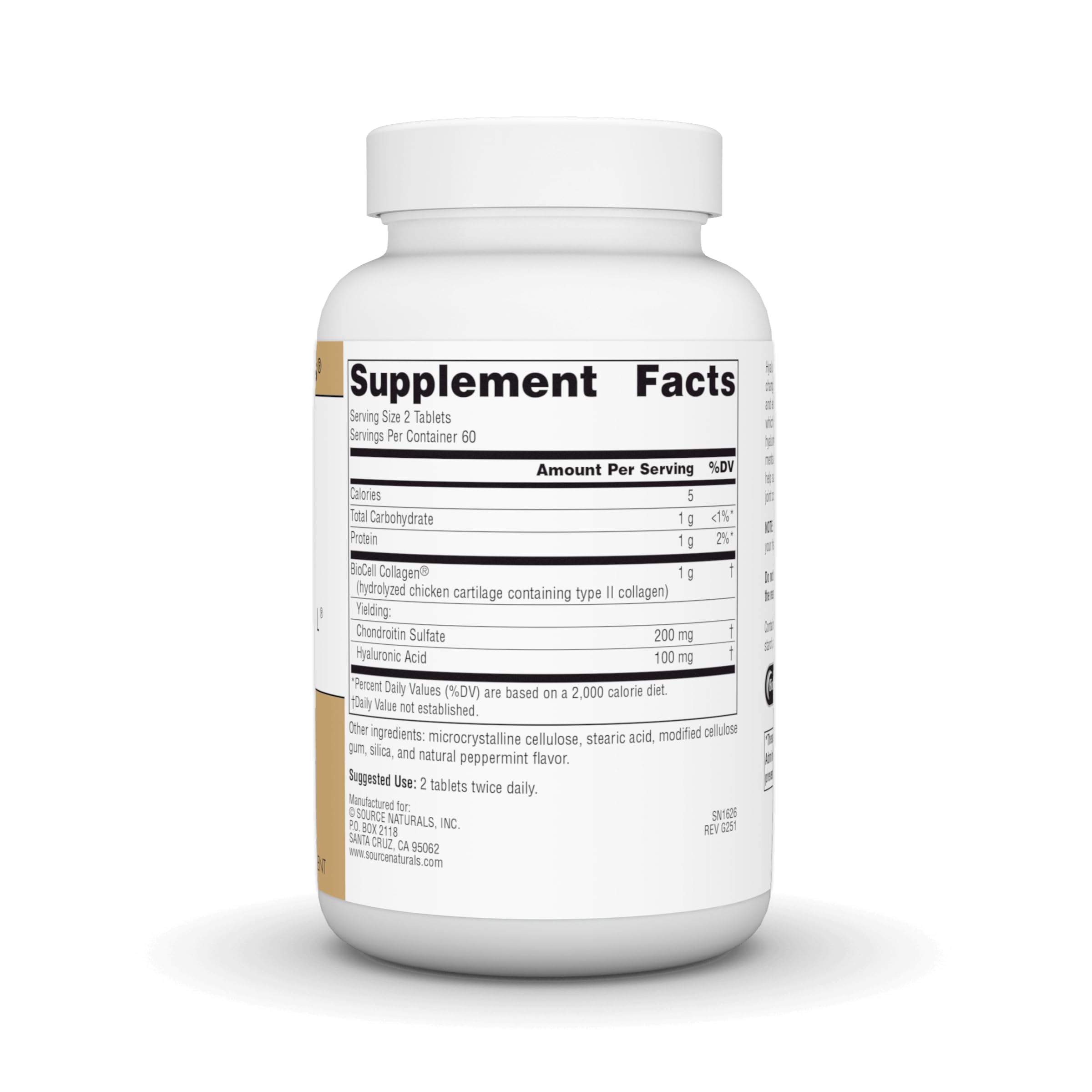 Source Naturals Skin Eternal tablets ready for daily supplementation