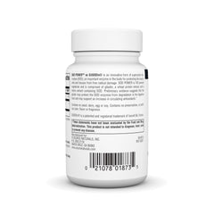 Source Naturals SOD Power ingredients label highlighting GliSODin-based SOD
