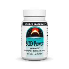 Source Naturals SOD Power tablet closeup for daily antioxidant support