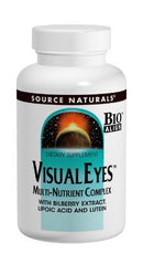 Visual Eyes lutein on label emphasizes nourishing eye nutrition.