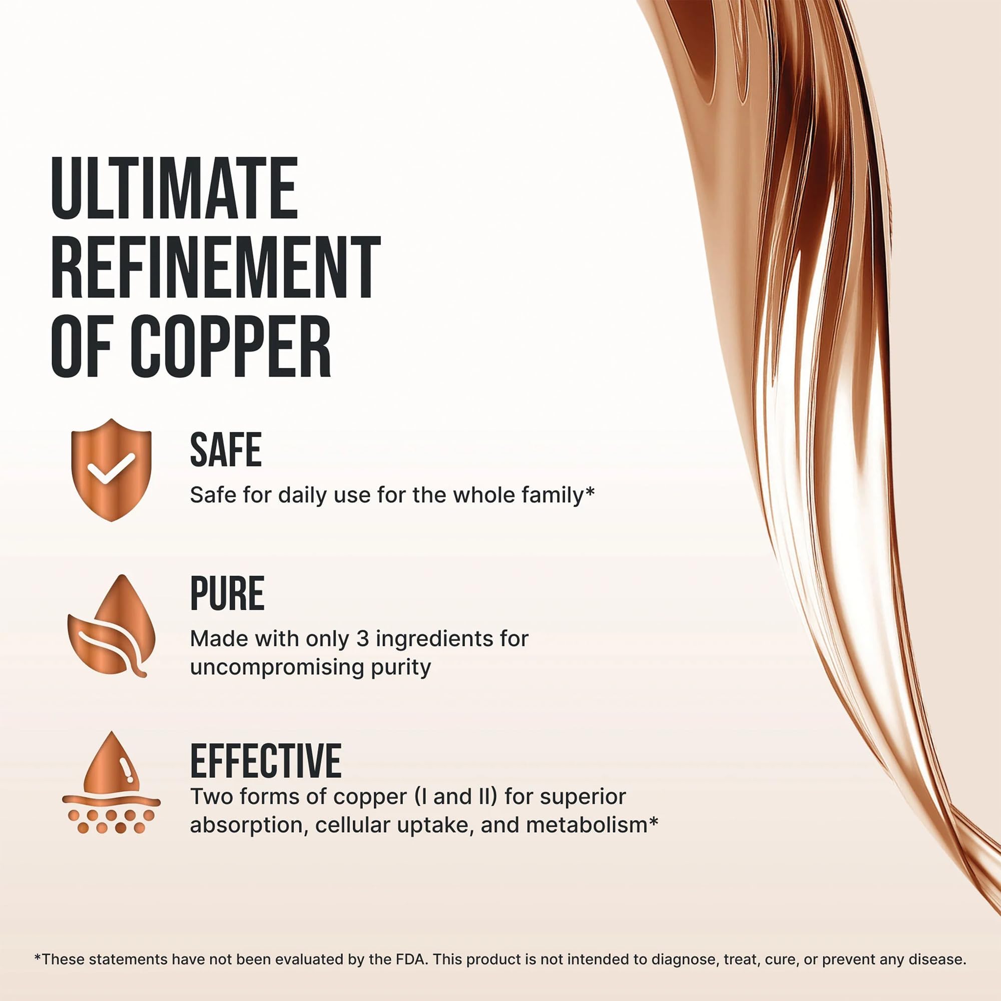 Sovereign Copper bio-active hydrosol pour demonstrating easy dosing