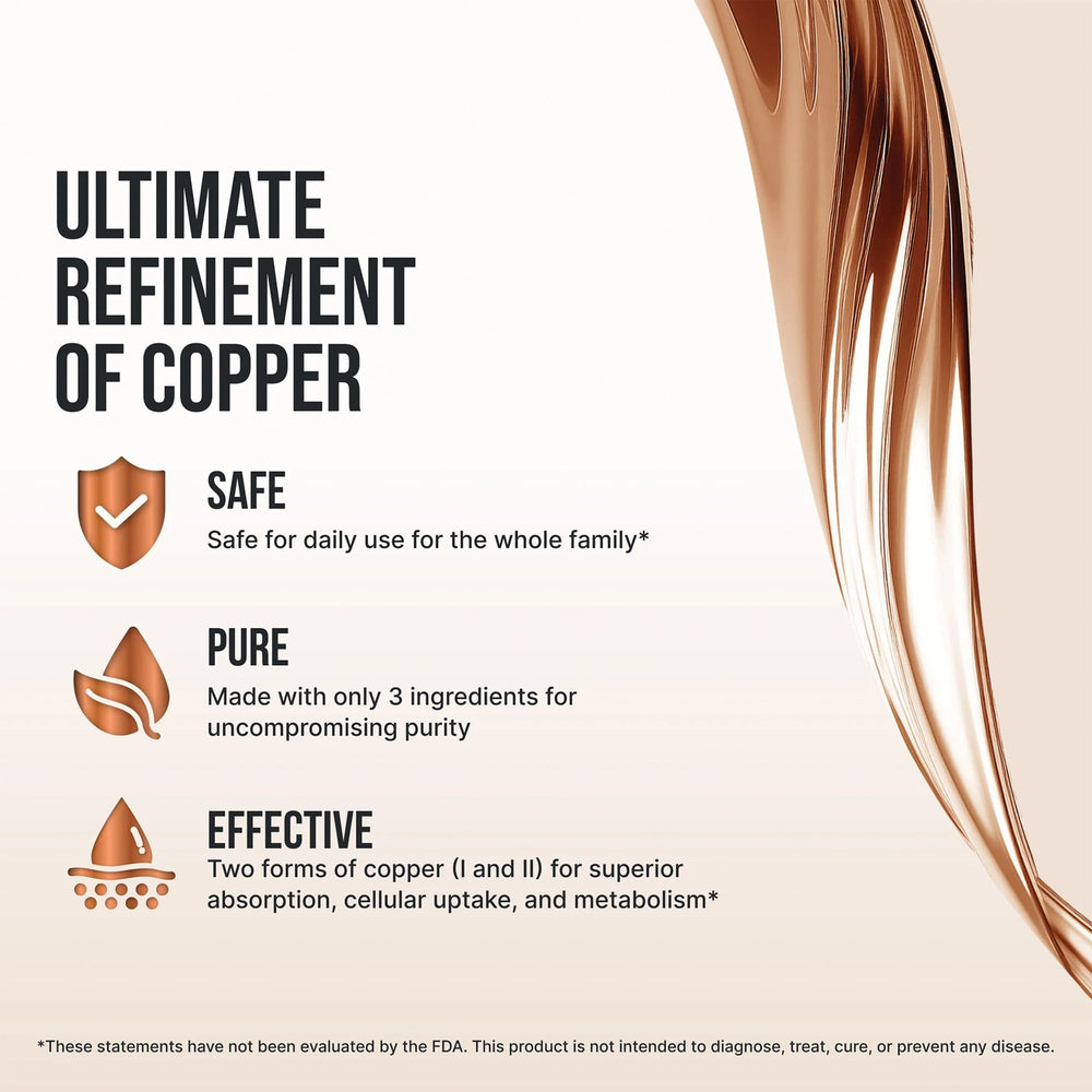 Sovereign Copper bio-active hydrosol pour demonstrating easy dosing