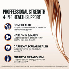 Sovereign Copper Pro-Strength bottle label close-up highlighting 30ppm copper