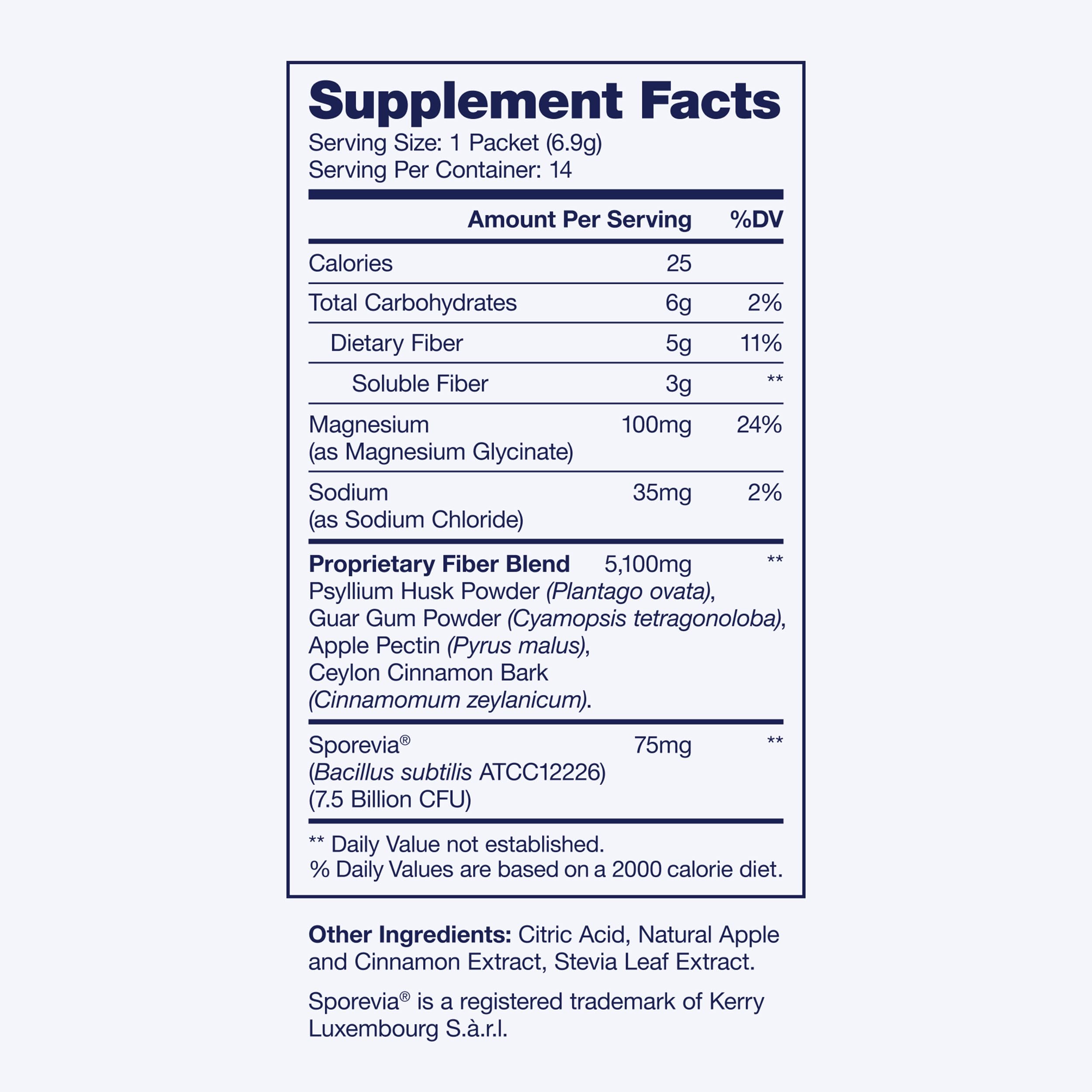 SoWell GLP-1 Fiber Apple Cinnamon Drink Mix close-up of flavor with natural sweetness