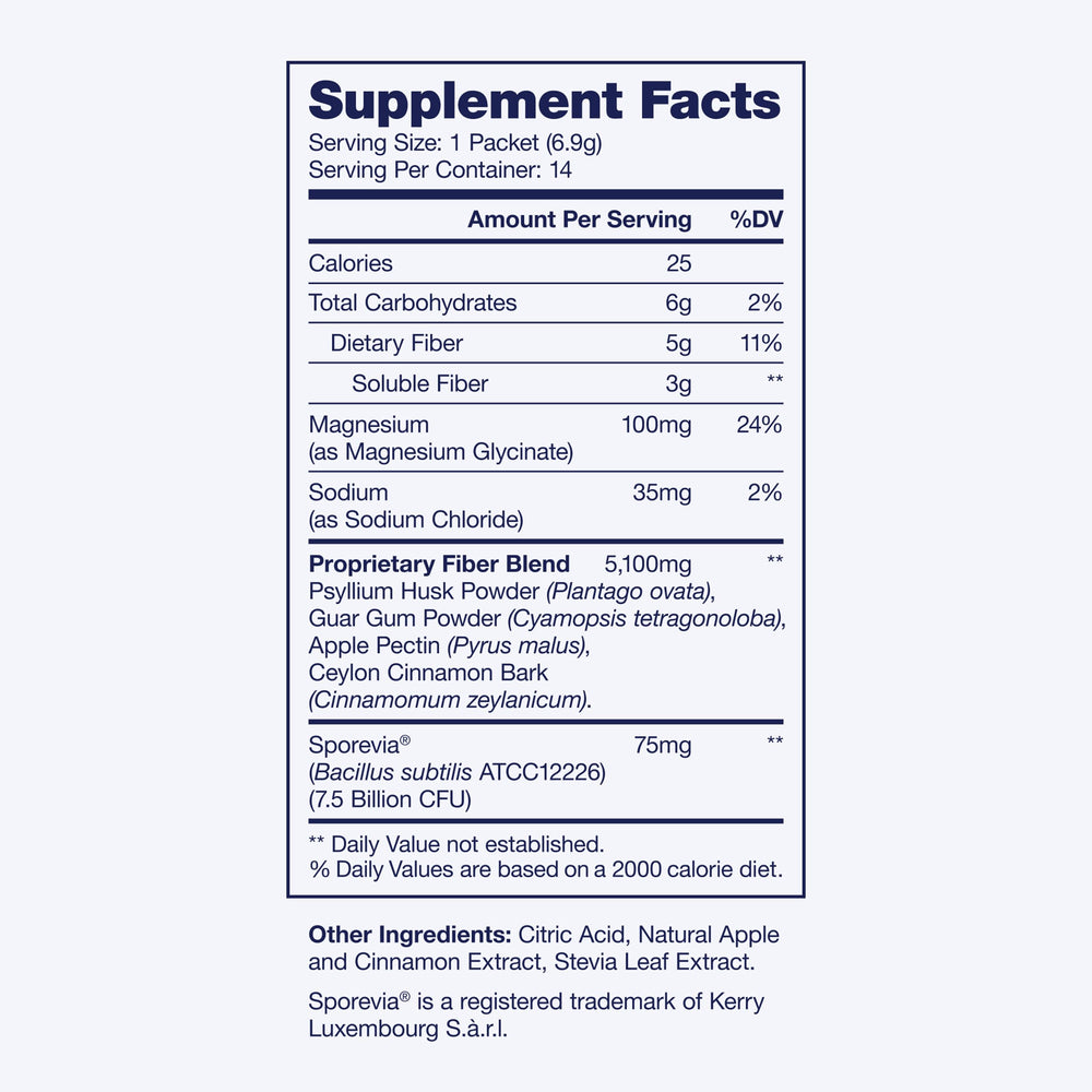 SoWell GLP-1 Fiber Apple Cinnamon Drink Mix close-up of flavor with natural sweetness