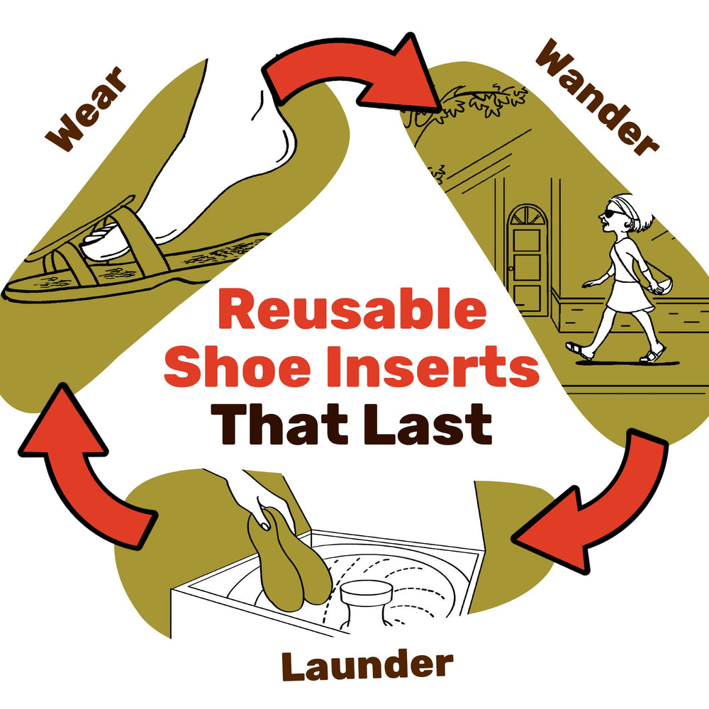 SoxsolS comfy wool cushion provides soft, breathable underfoot support