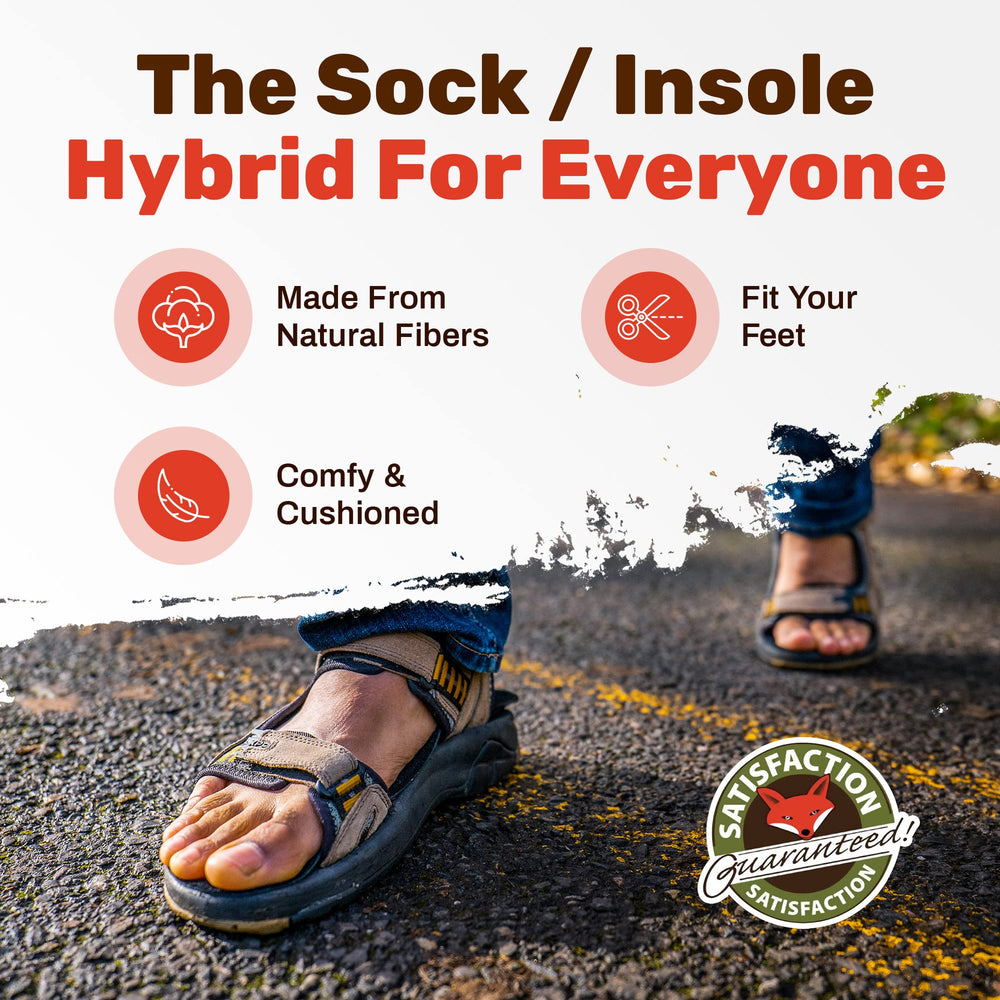 SoxsolS odor-absorbing material helps feet feel fresher daily
