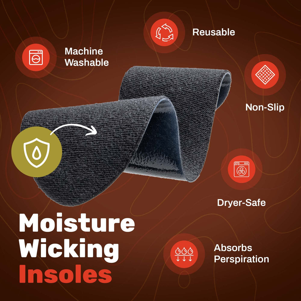 SoxsolS wide-cut insoles fit flats, sandals, and dress shoes.