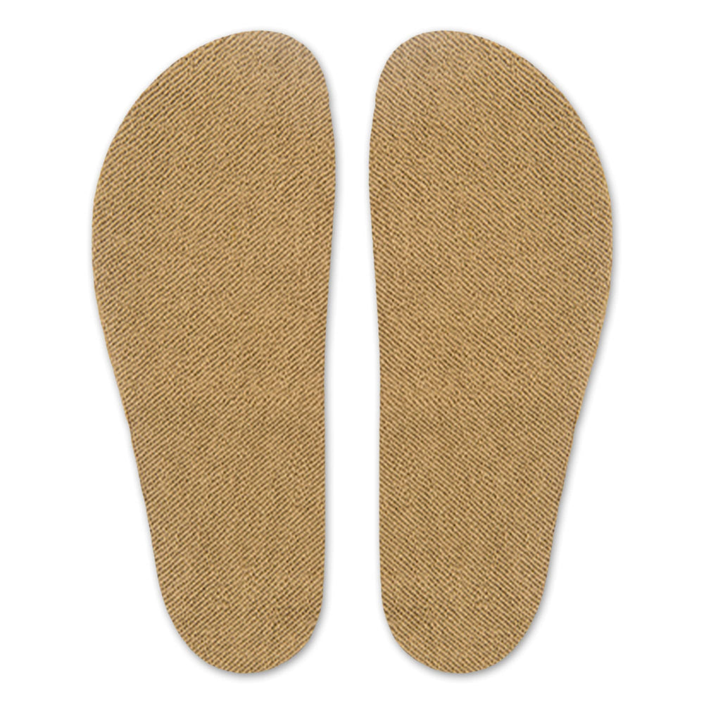 Soxsols wool flat insert for sandals enhances breathability and keeps feet dry.