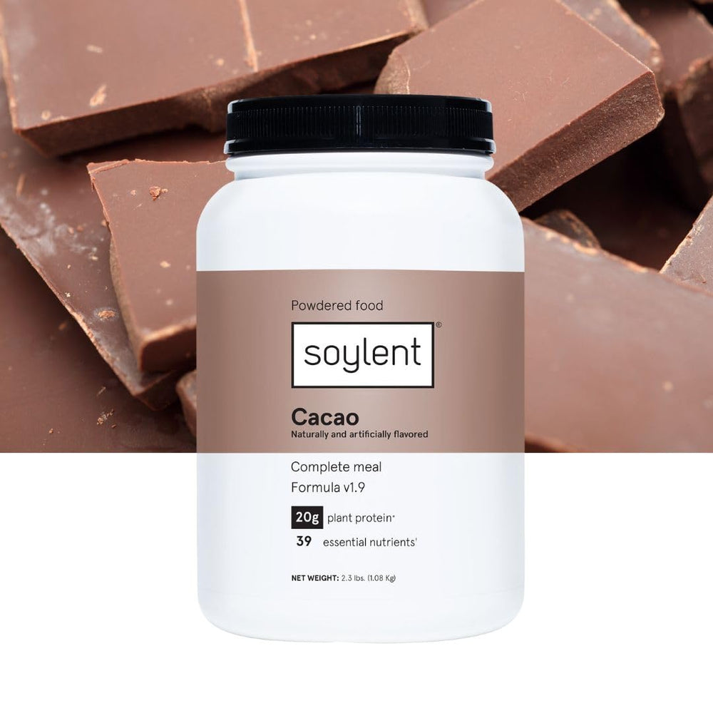 Soylent gym bag scene showing an on-the-go meal for workouts