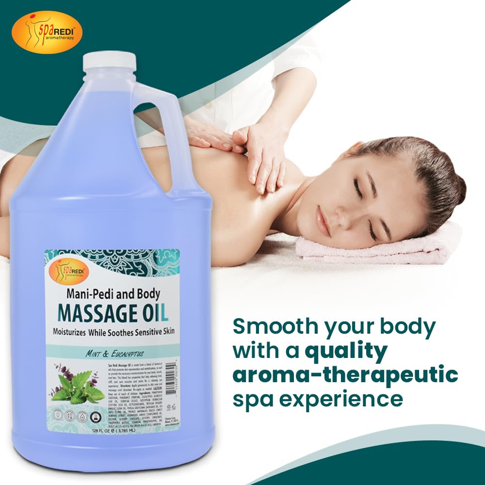 Spa Redi oil ingredients almond cotton-seed avocado nourish skin with nutrients