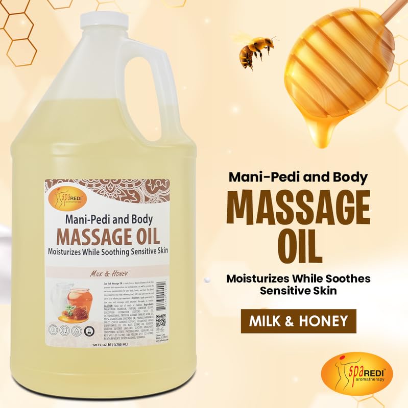 Spa Redi ingredient blend image with almond cottonseed sunflower avocado shine.