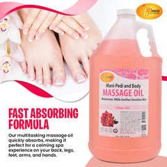 SPA REDI professional spa-quality oil for at-home treatments.