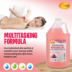 SPA REDI sulfate-free formula preserves moisture during massage.