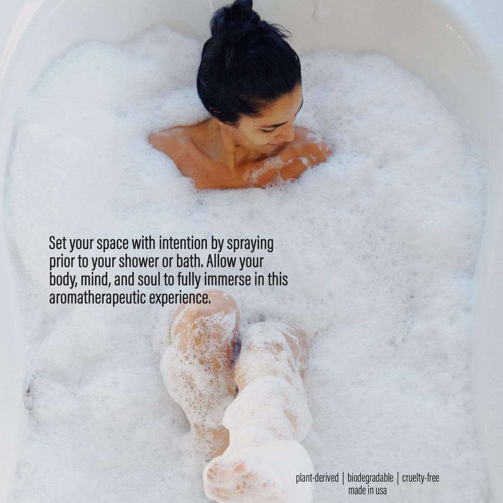 Spa Sense eucalyptus aroma therapy moment near a diffuser setup.