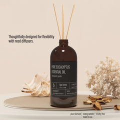 Spa Sense pure eucalyptus shower mist cloud in the shower for an uplifting atmosphere.